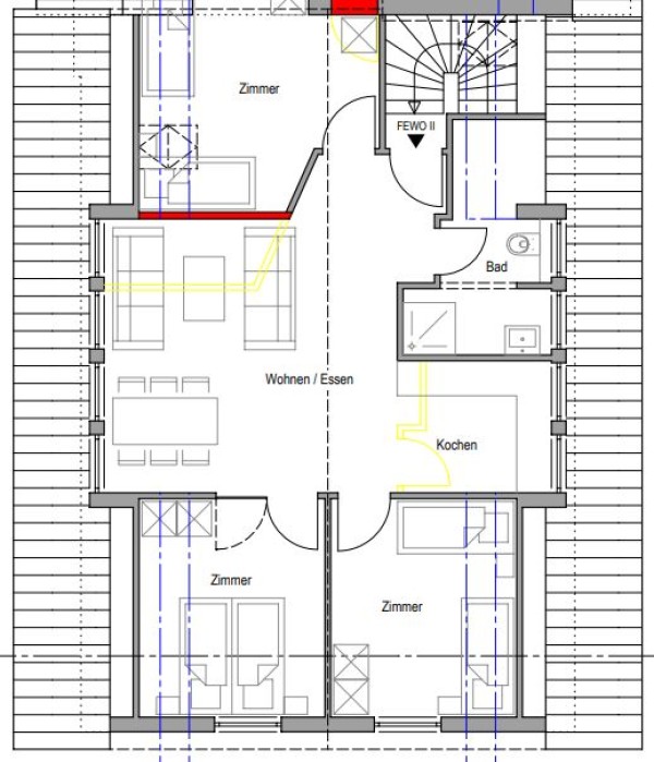 Brunsholm 12 - 1. Obergeschoss