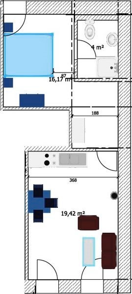 Schleiblick Apartment 9 - Erdgeschoss mit Schleiblick