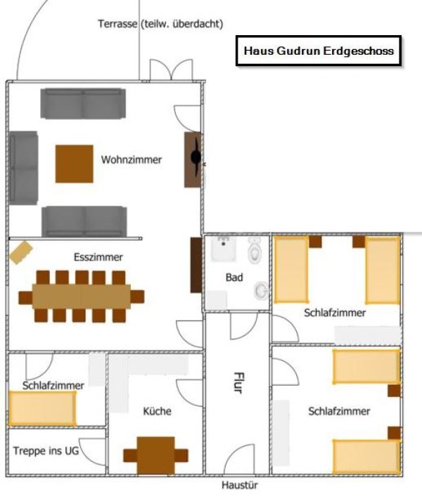 OTTO:Haus Gudrun EG 5 Personen